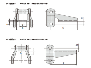 Welded-steel-type Mill Chains with Attachments