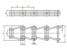 Welded-steel-type Mill Chains