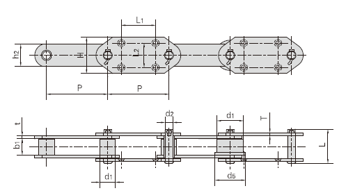 Conveyor Chains for Elevator